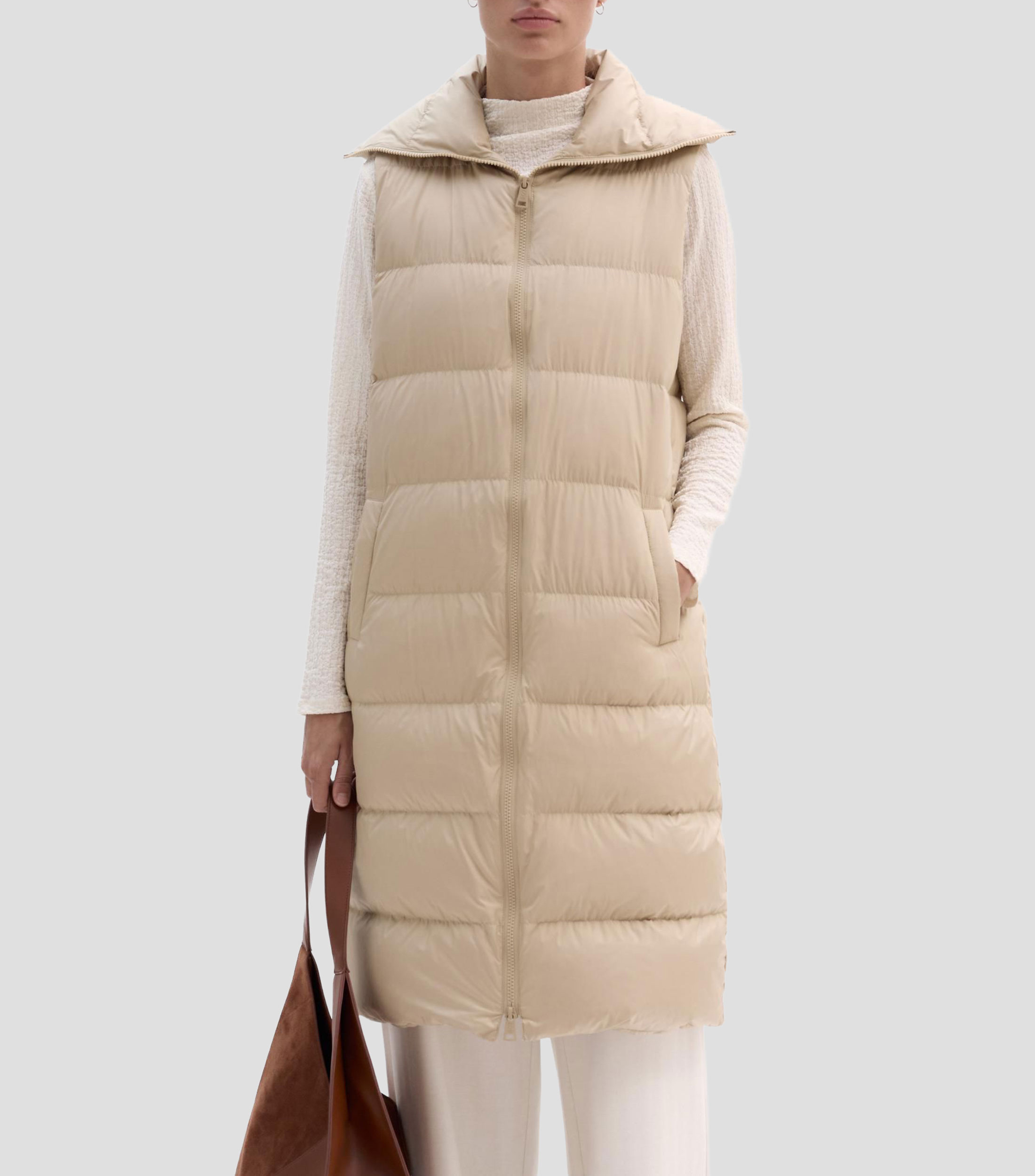 Chaleco largo acolchado Decka Mujer